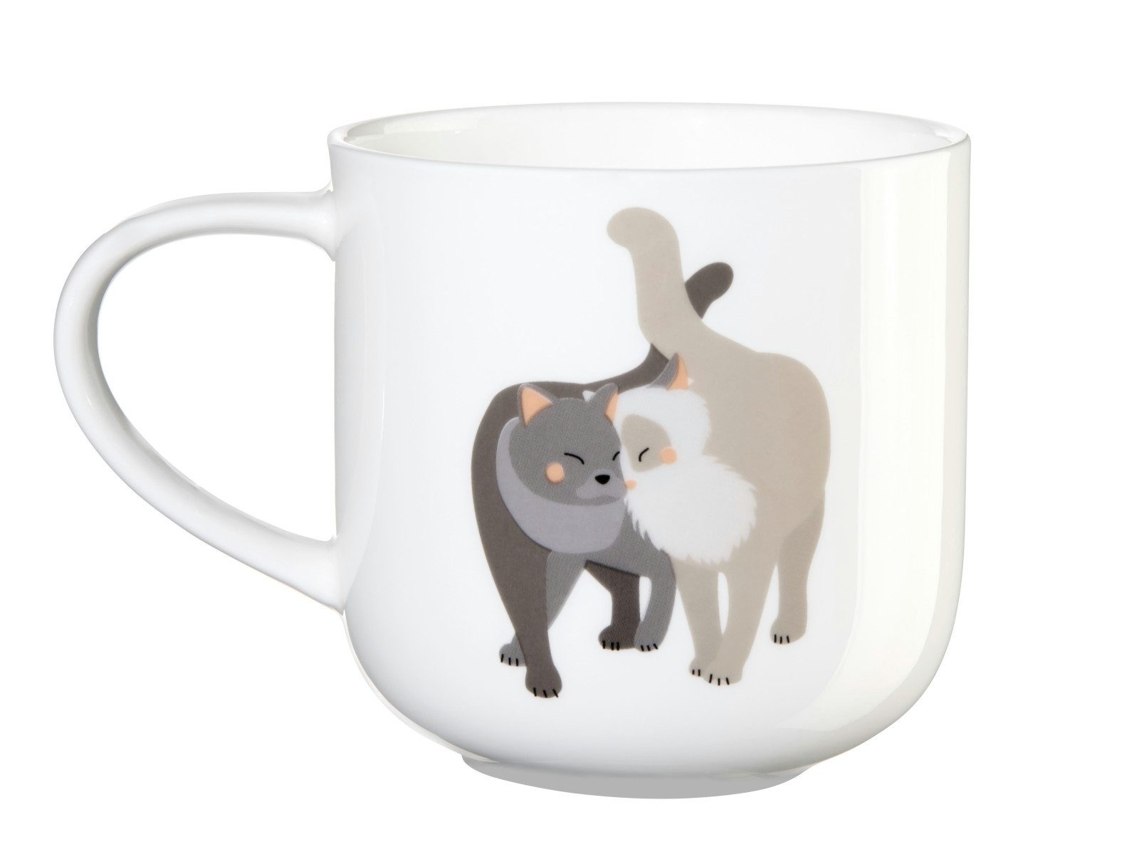 ASA SELECTION Tasse coppa Henkelbecher Love is in the air 0,4l, Fine Bone China