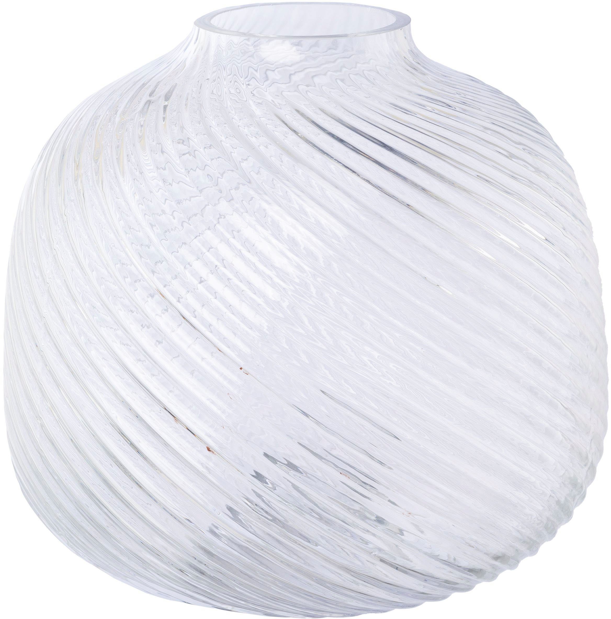 Home affaire Tischvase Marenne (1 St), aus Glas, mit wunderschönem Schliff