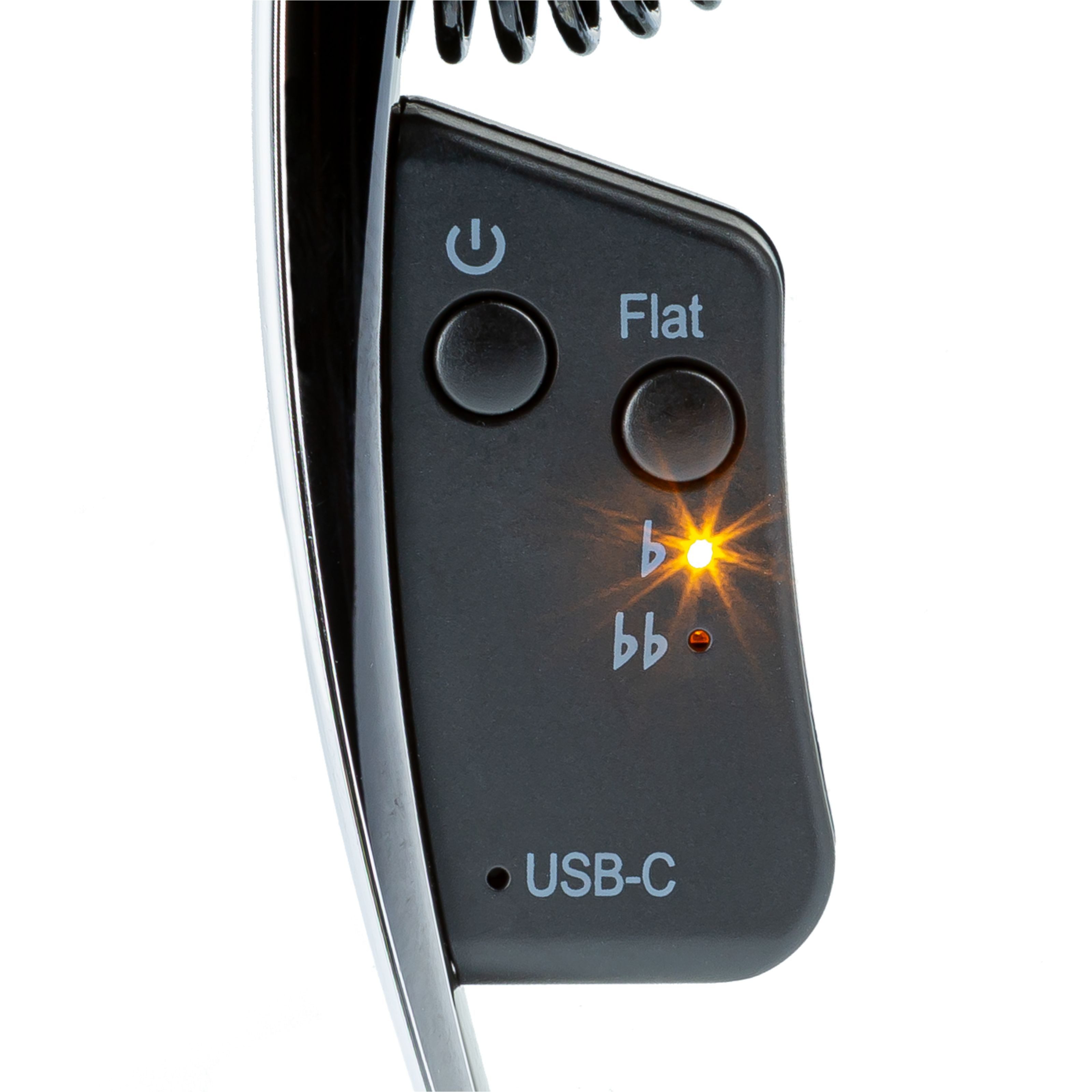 FAME Stimmgerät, Capo-Tuner Black - Stimmgerät für Gitarren