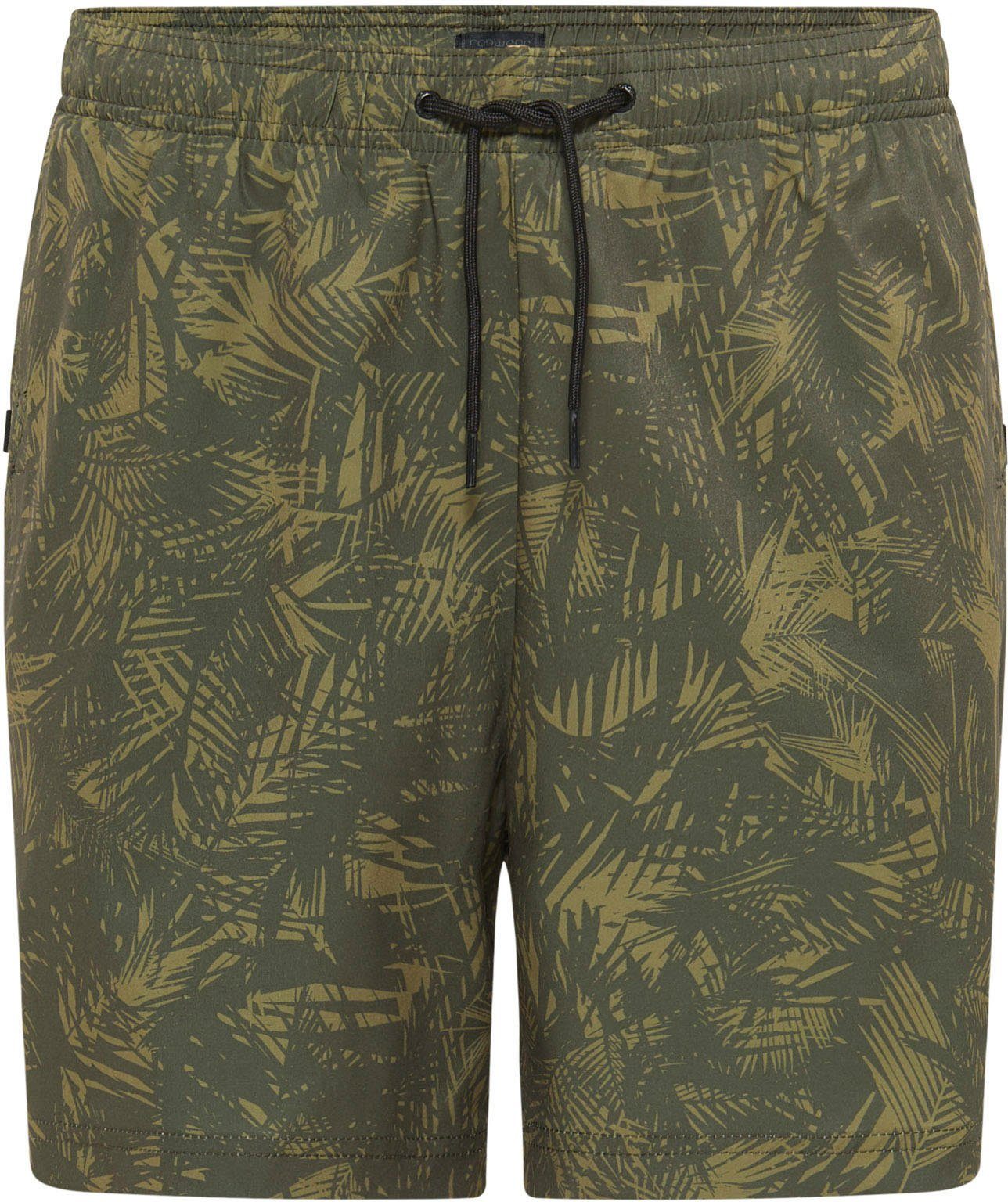 PRINT STANNIS Ragwear OLIVE Badeshorts