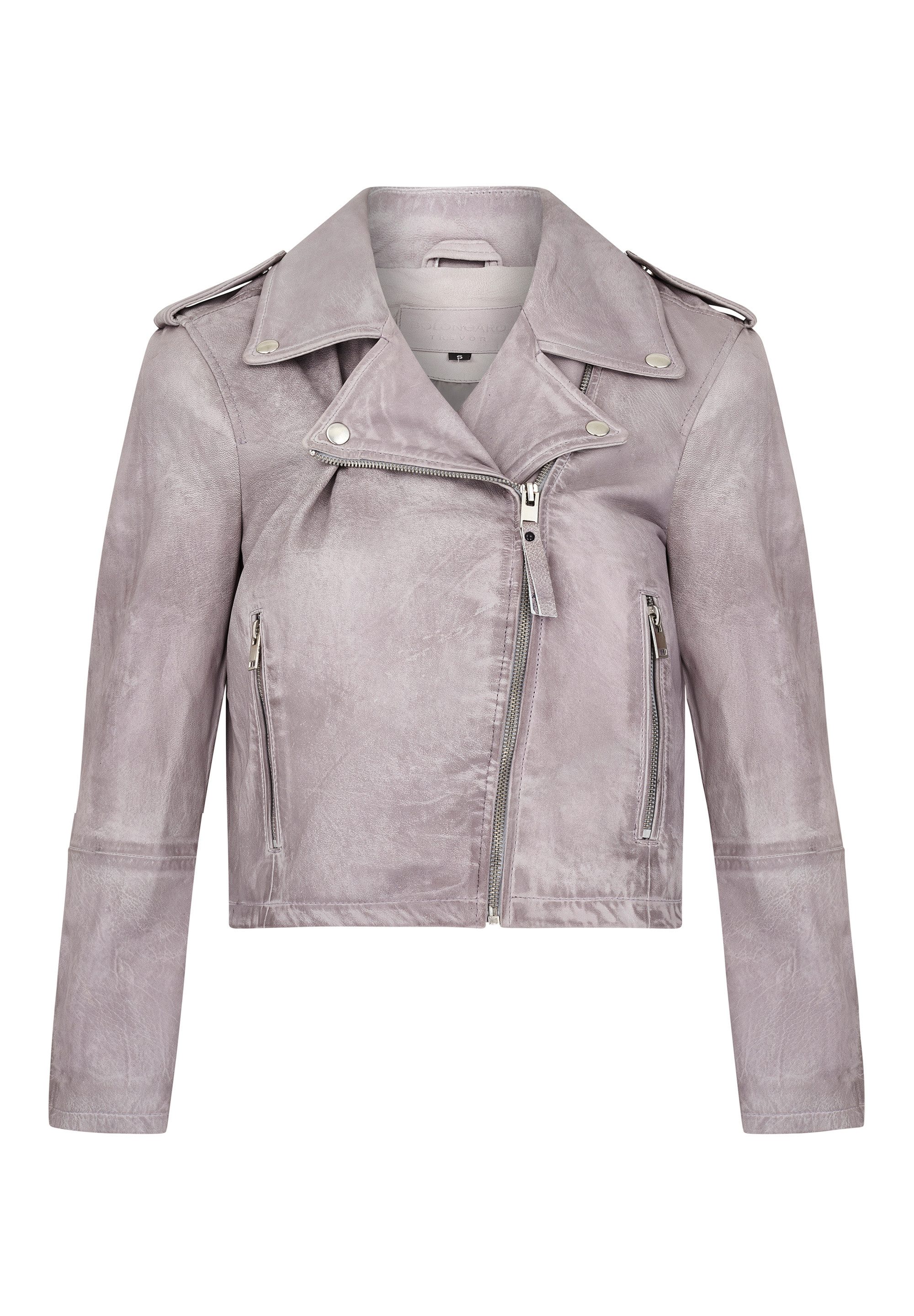 Bolongaro Trevor Lederjacke Olivia Biker Schulterklappen-Details, günstig online kaufen