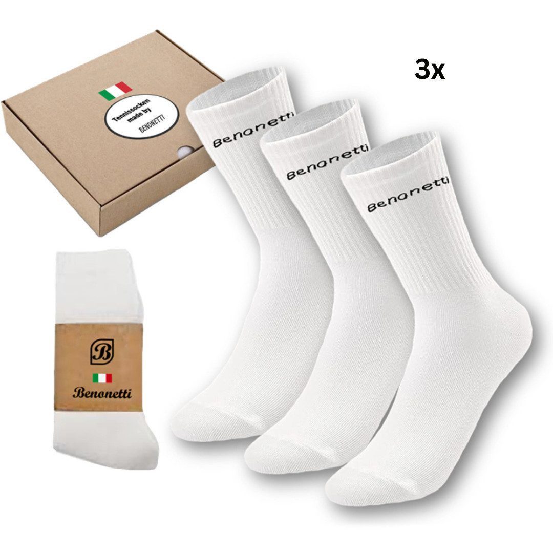 Tennissocken für Herren & Damen - Unisex Sportsocken Baumwolle - Laufsocken