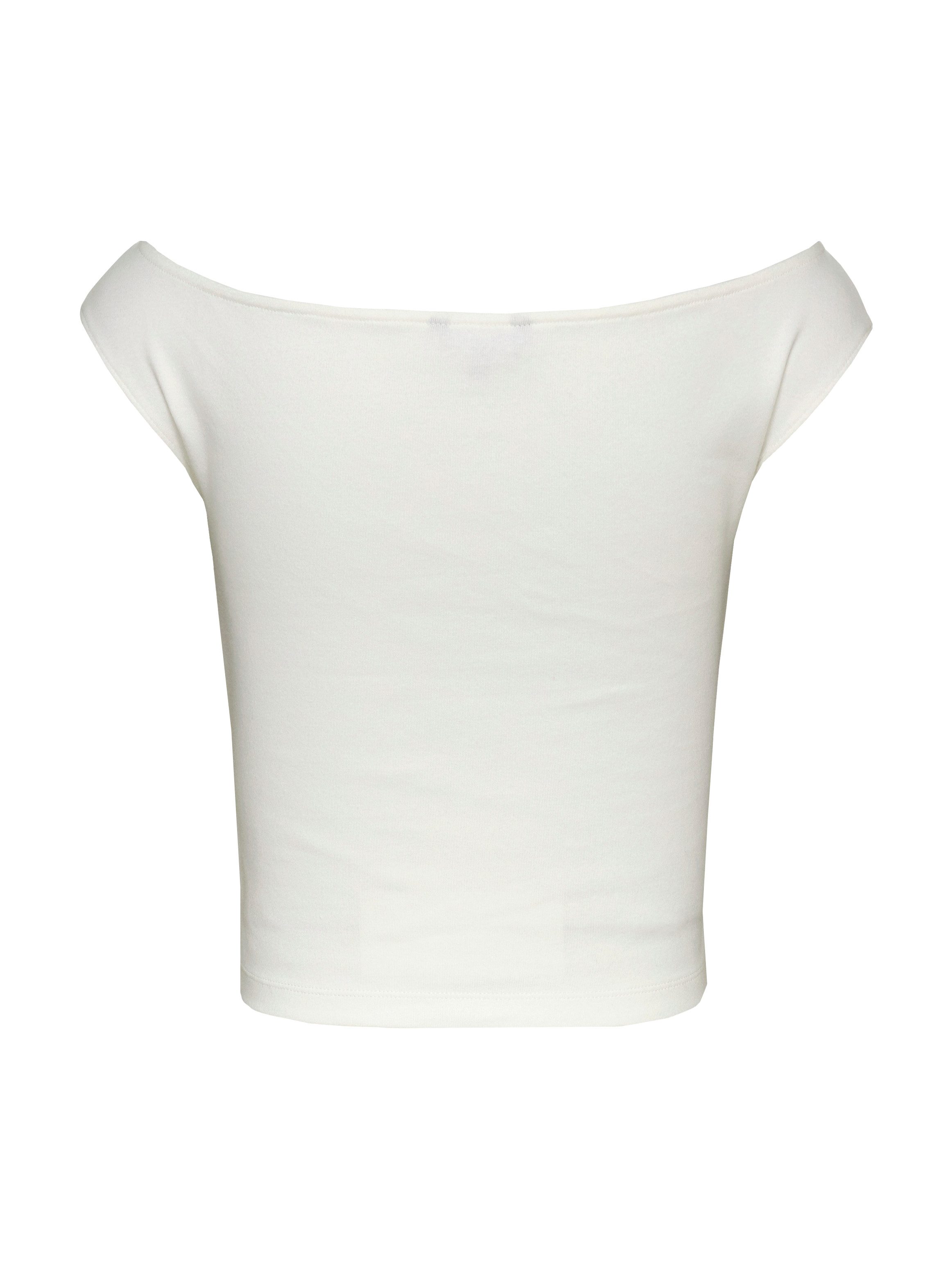 Tommy Jeans Tanktop TJW BOAT NECK TOP SS EXT mit Logostickerei – Bild 5 von 5