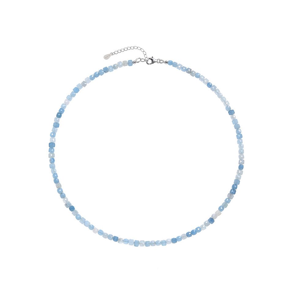 Cavill Silberkette Namibia Aquamarin Silber Halskette, günstig online kaufen