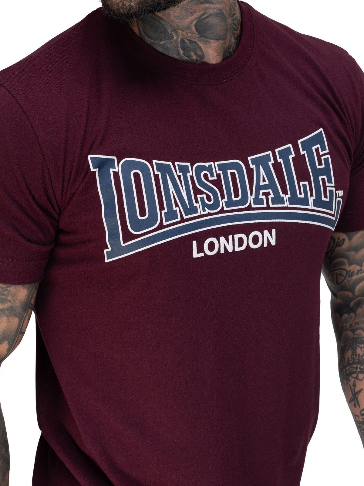 Lonsdale T-Shirt T-Shirt Lonsdale Dukinfield – Bild 4 von 4
