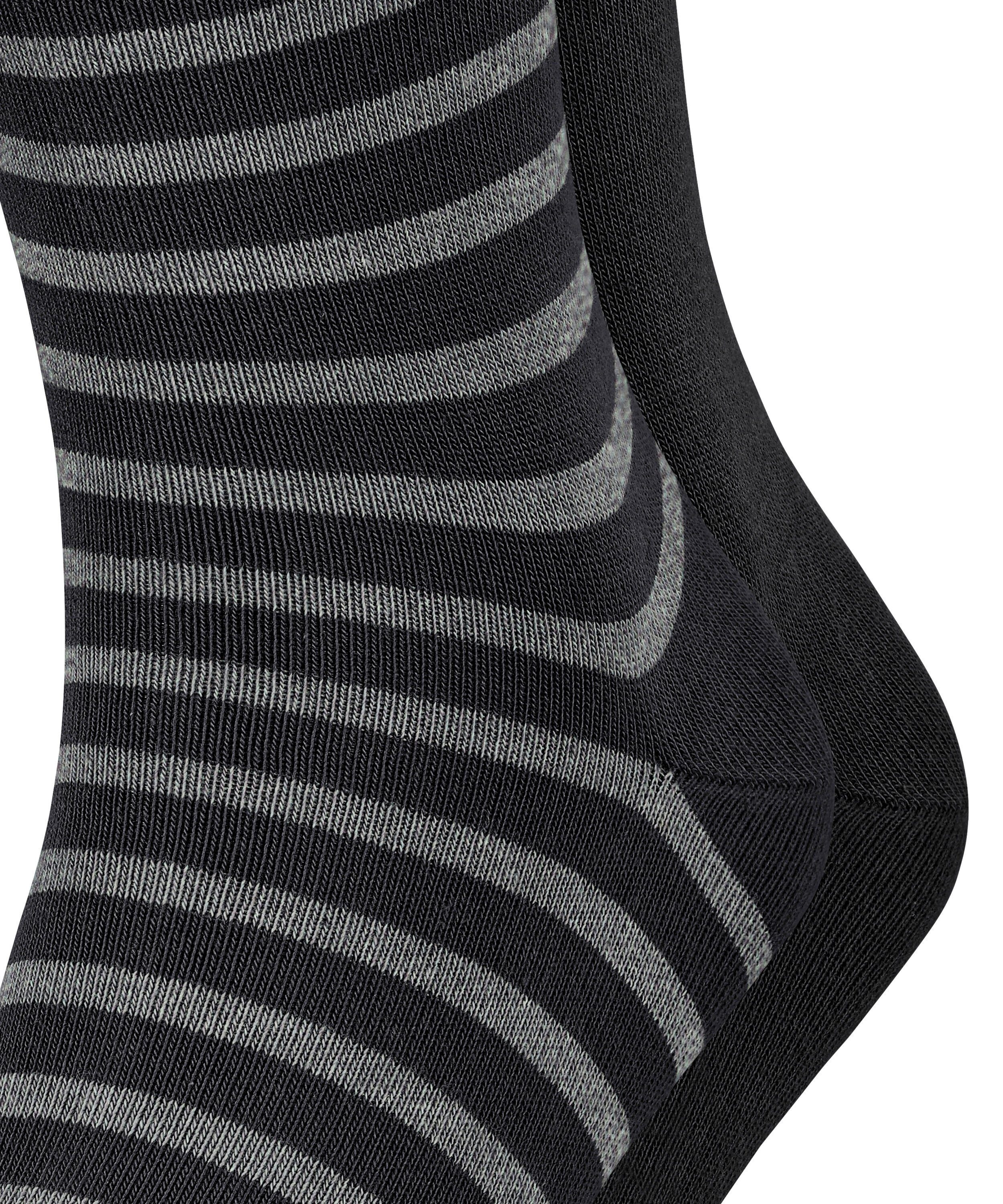 Esprit Socken Fine Stripe 2-Pack (2-Paar) black (3000)