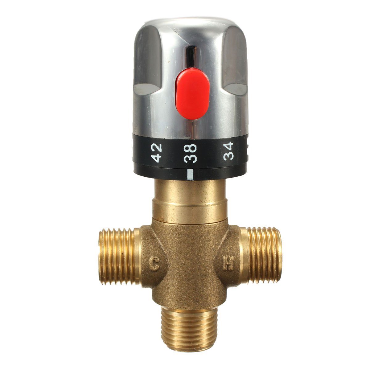 BVSOIVIA Thermostatventil, (1-tlg), DN15 Thermostatisch Rohrventil ...