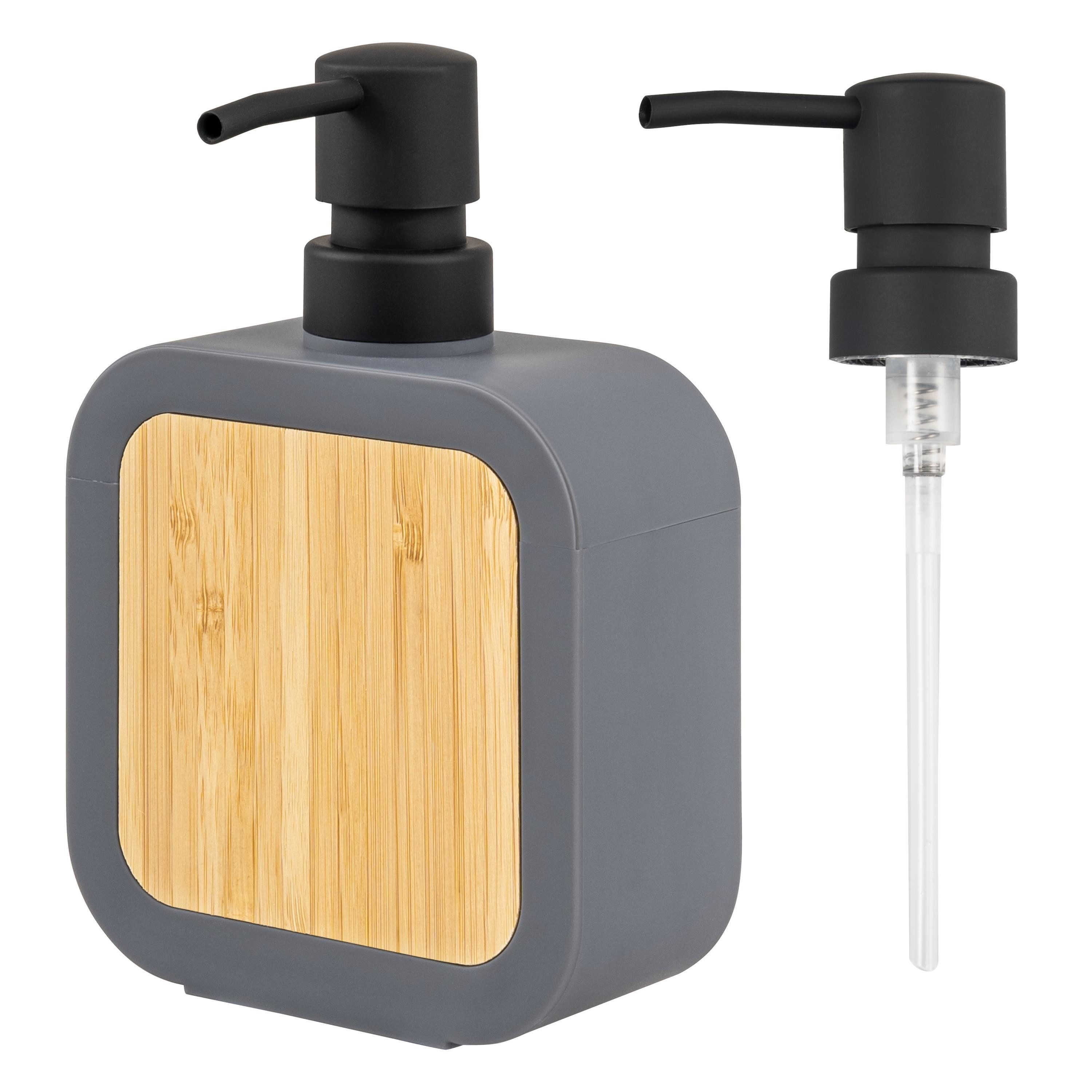 eluno Seifenspender für 300 ml Flüssigseife, mit Bambus und Kratzschutz günstig online kaufen