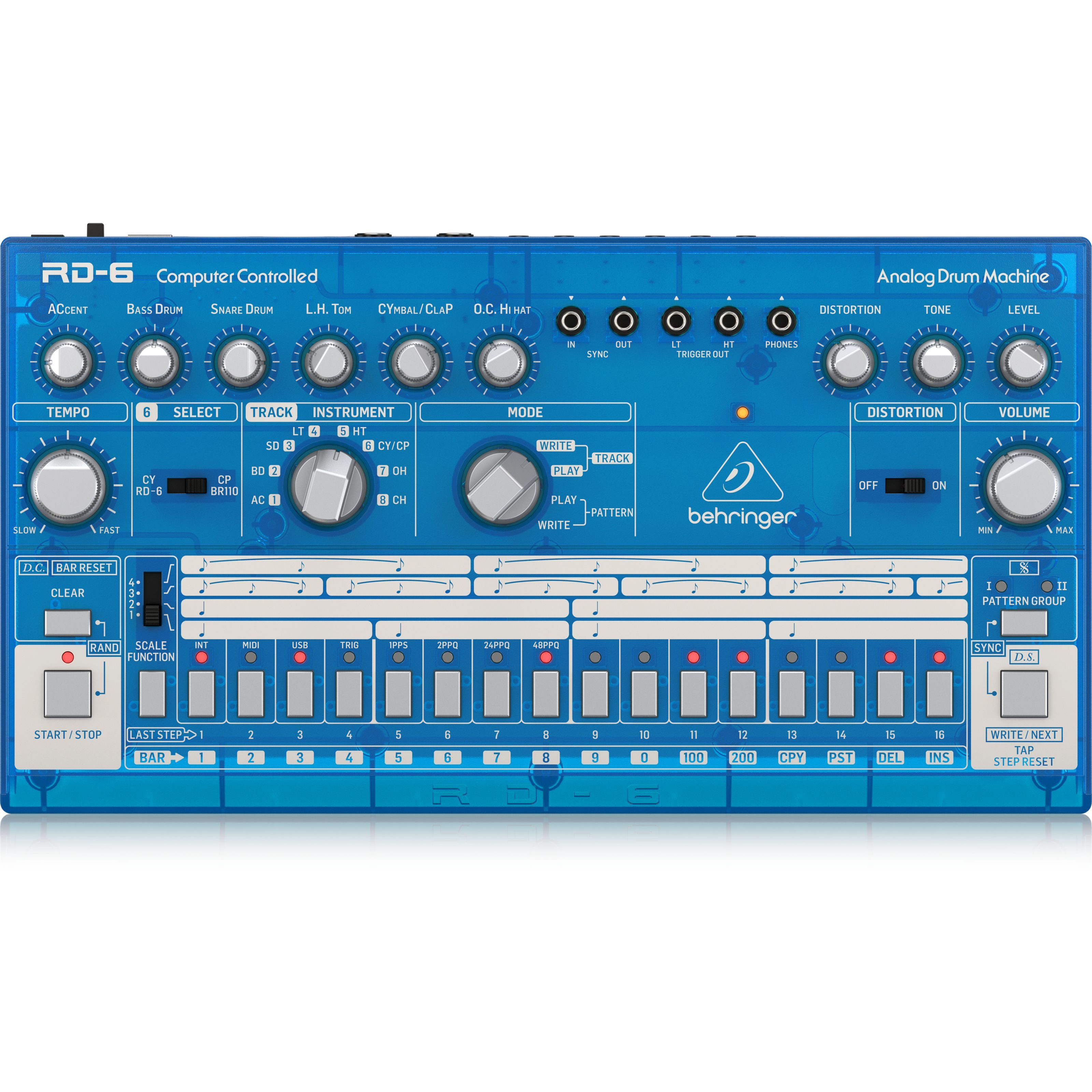 Behringer Synthesizer (Groove-Tools, Drumcomputer), RD-6 BB Rhythm Designer - Drum Computer