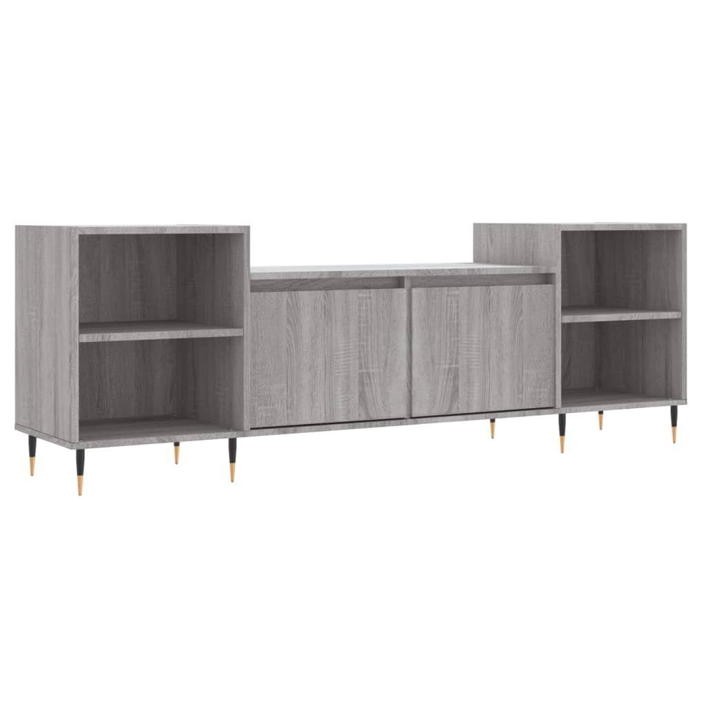 Holzwerkstoff Sonoma (1-St) Grau TV-Schrank 160x35x55 vidaXL cm TV-Schrank