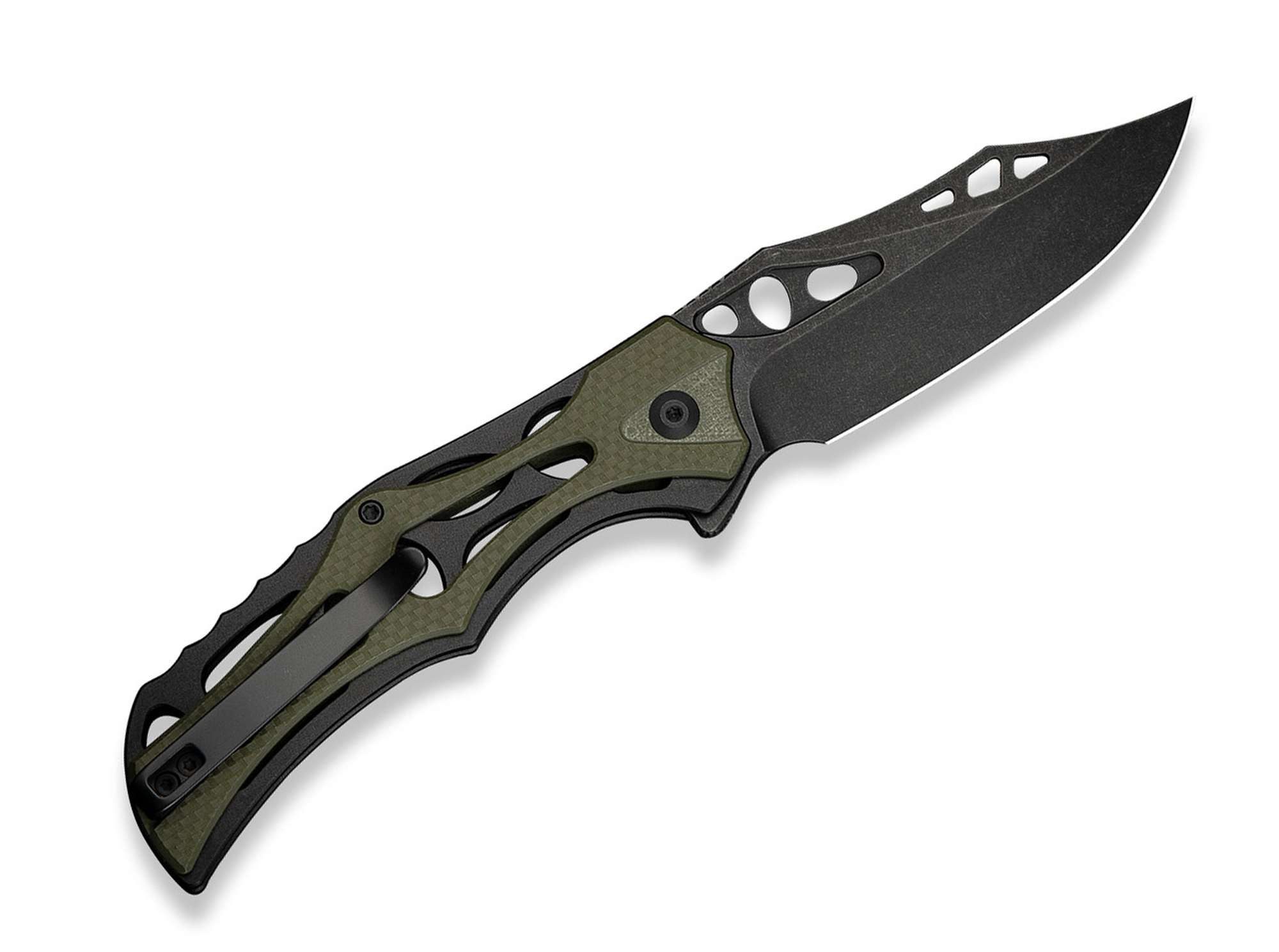 CIVIVI Taschenmesser Taschenmesser Biophase Nitro-V Black Aluminum G10 Green