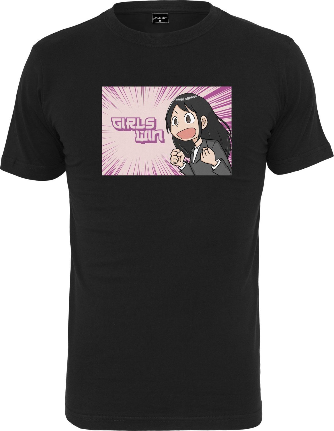 MisterTee Kurzarmshirt "MisterTee Damen Ladies Girls Win Tee", (1 tlg.) günstig online kaufen