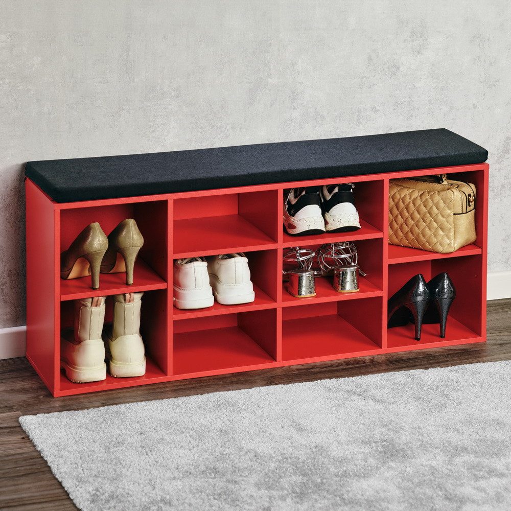 KESPER® Schuhschrank Schuh-Schrank mit Sitzkissen Sitzbank günstig online kaufen