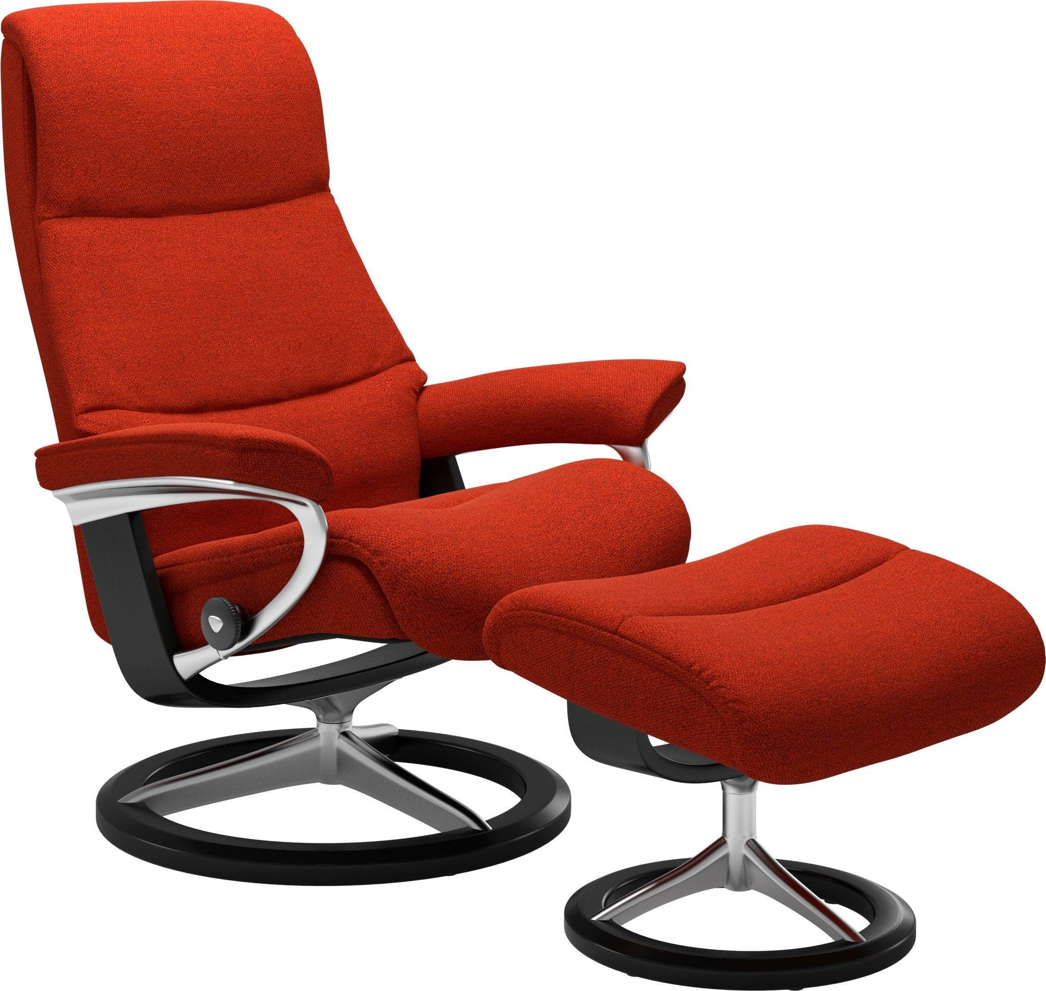 Stressless® Relaxsessel View, mit Signature Base, Größe S,Gestell Schwarz | Funktionssessel