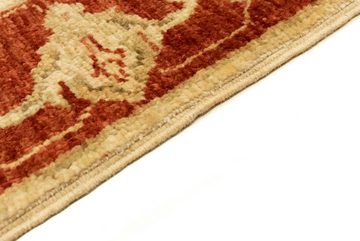 Wollteppich Ziegler Teppich handgeknüpft beige, morgenland, rechteckig, Höhe: 8 mm