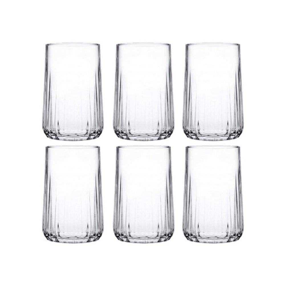 Pasabahce Glas Nova 420522 6-Teilig Kleines Trinkglas Su Bardagi Gläser Wassergläser, 6-tlg.