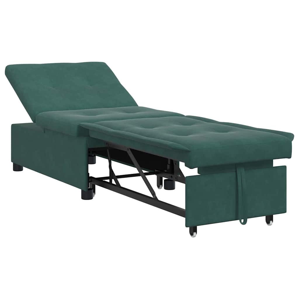 vidaXL Sofa Schlafsofa Dunkelgrün 67 x günstig online kaufen