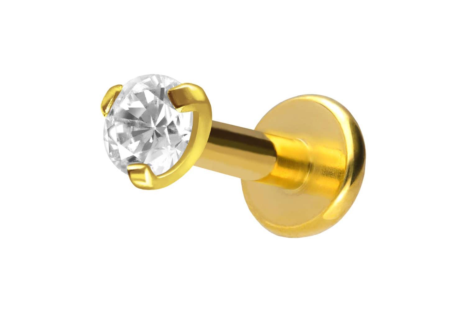 PIERCINGLINE Piercing-Set Titan Labret mit Innengewinde günstig online kaufen