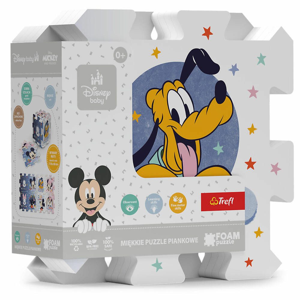 Trefl Puzzle Schaumstoff Mickey Maus, Puzzleteile