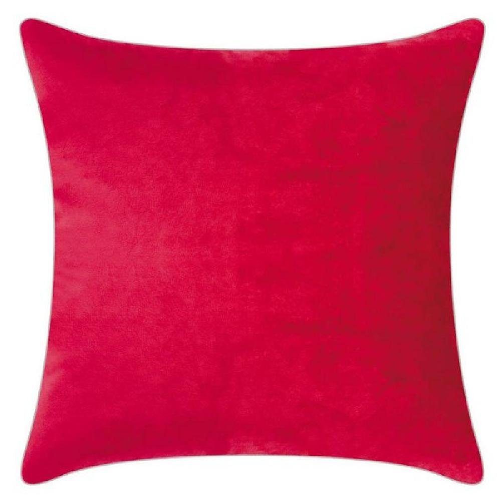 PAD Kissenhülle Kissenhülle Samt Elegance Rot günstig online kaufen