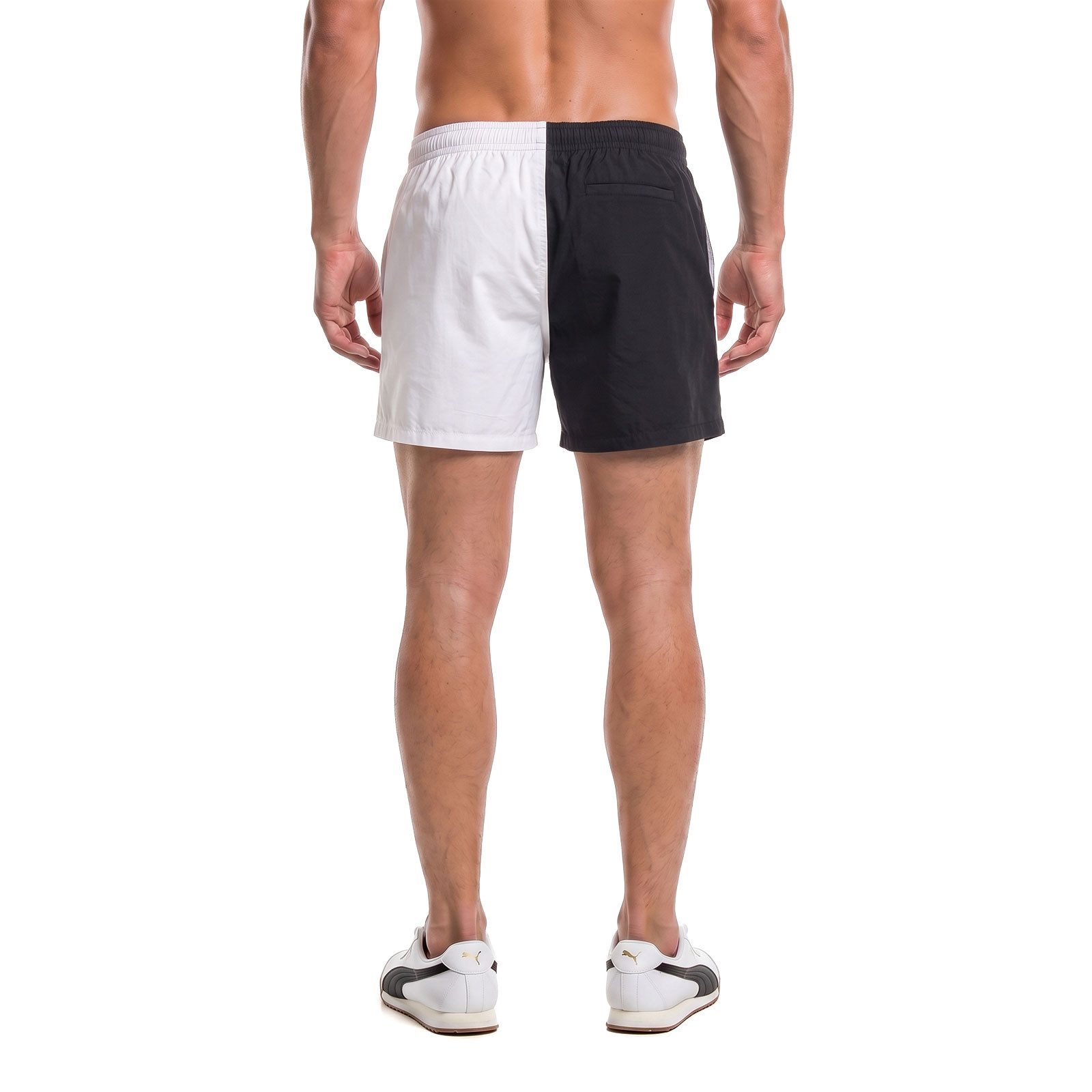 Sergio Tacchini Shorts Short Sergio Tacchini Vernazza (1-tlg) Zweifarbige, farbgeblockte Silhouette