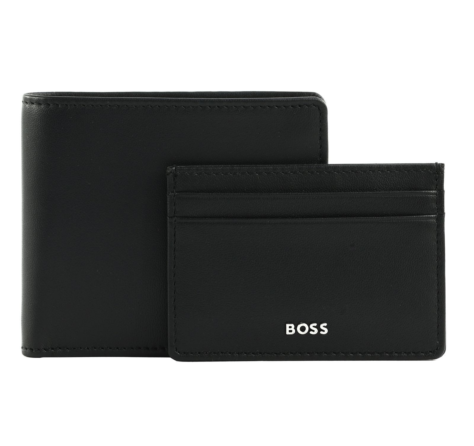 BOSS Kartenetui Gift Set 8CC Card Hold and Card Case (Set, 2-tlg), aus echtem Lammleder