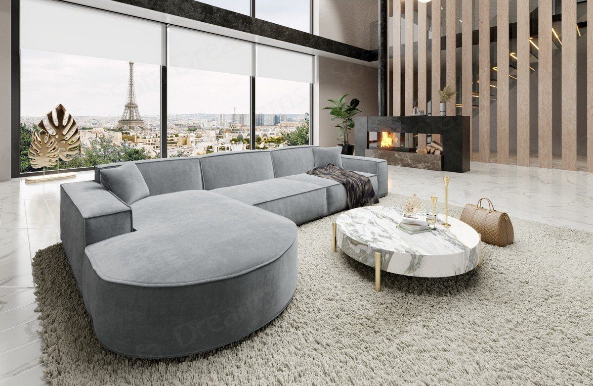 Sofa Dreams Ecksofa Alegranza L Form kurz Polster Couch Eck Stoffsofa, Loungesofa