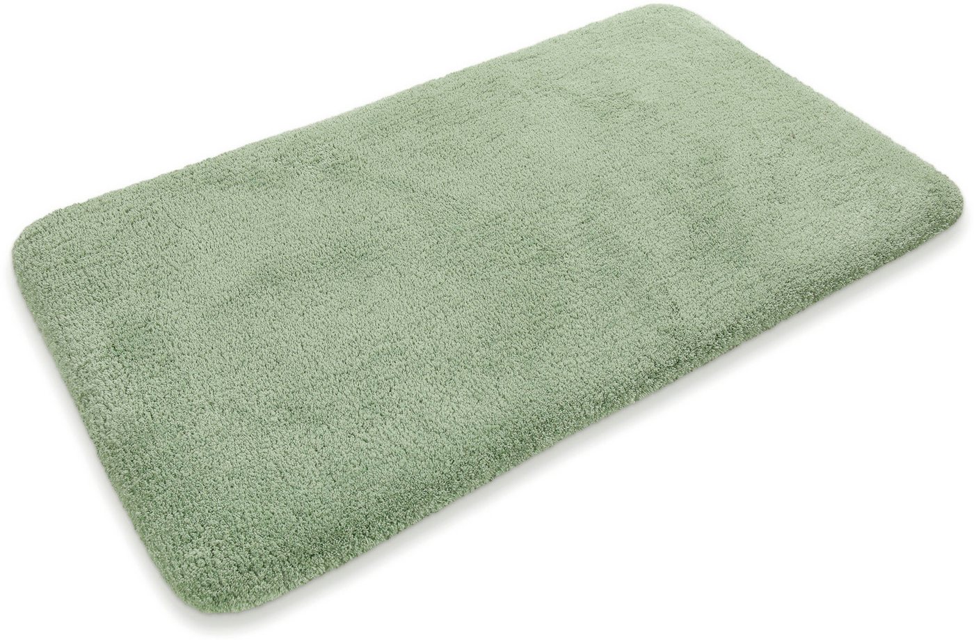 Homie Living Badematte Porto Azzurro, Höhe 30 mm, rutschhemmend beschichtet, schnell trocknend, fußbodenheizungsgeeignet, Polyester, rechteckig, Badteppich, uni, rechteckig & rund, waschbar, Badezimmerteppich