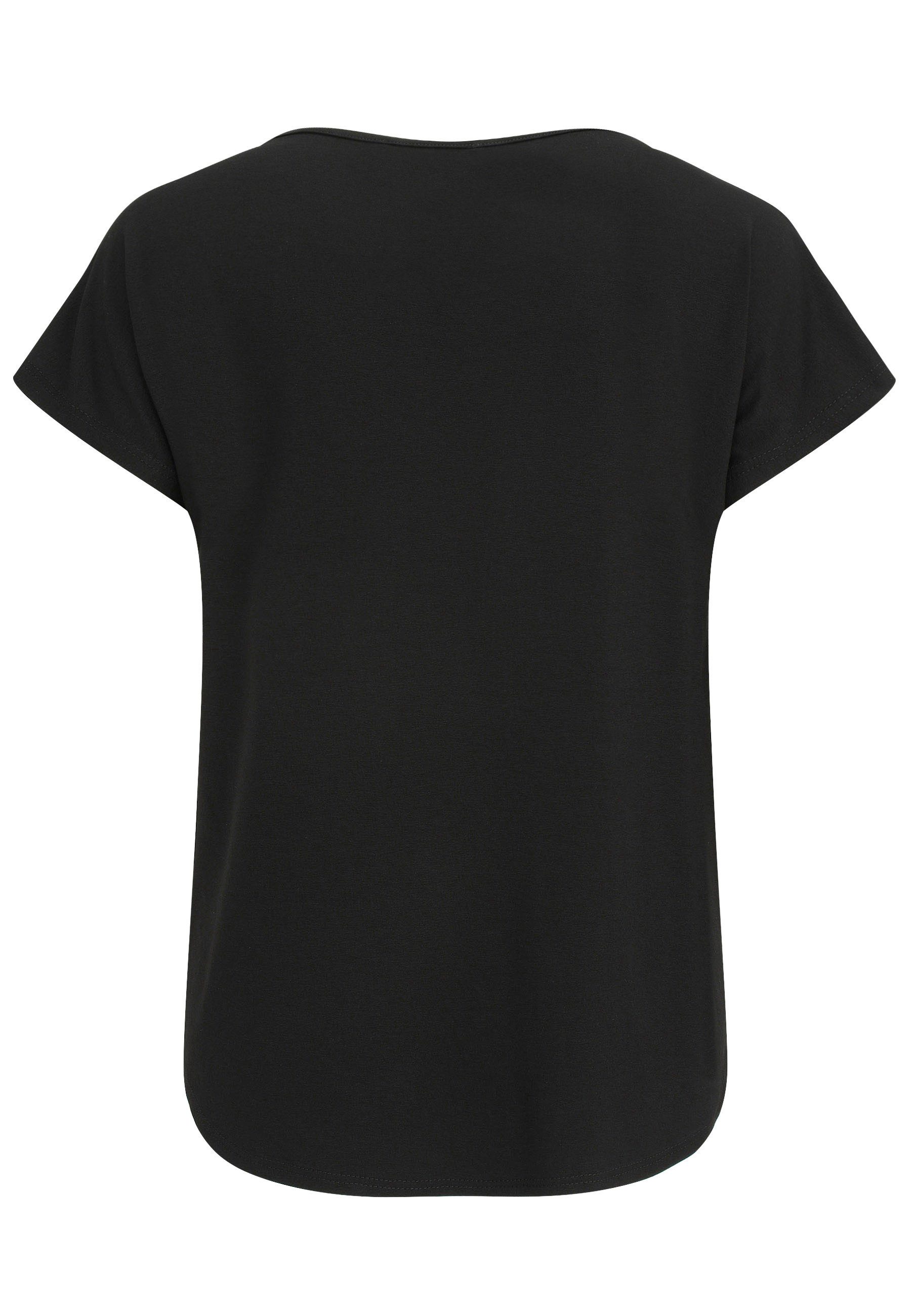 Doris Streich T-Shirt mit Plättchen- Motiv