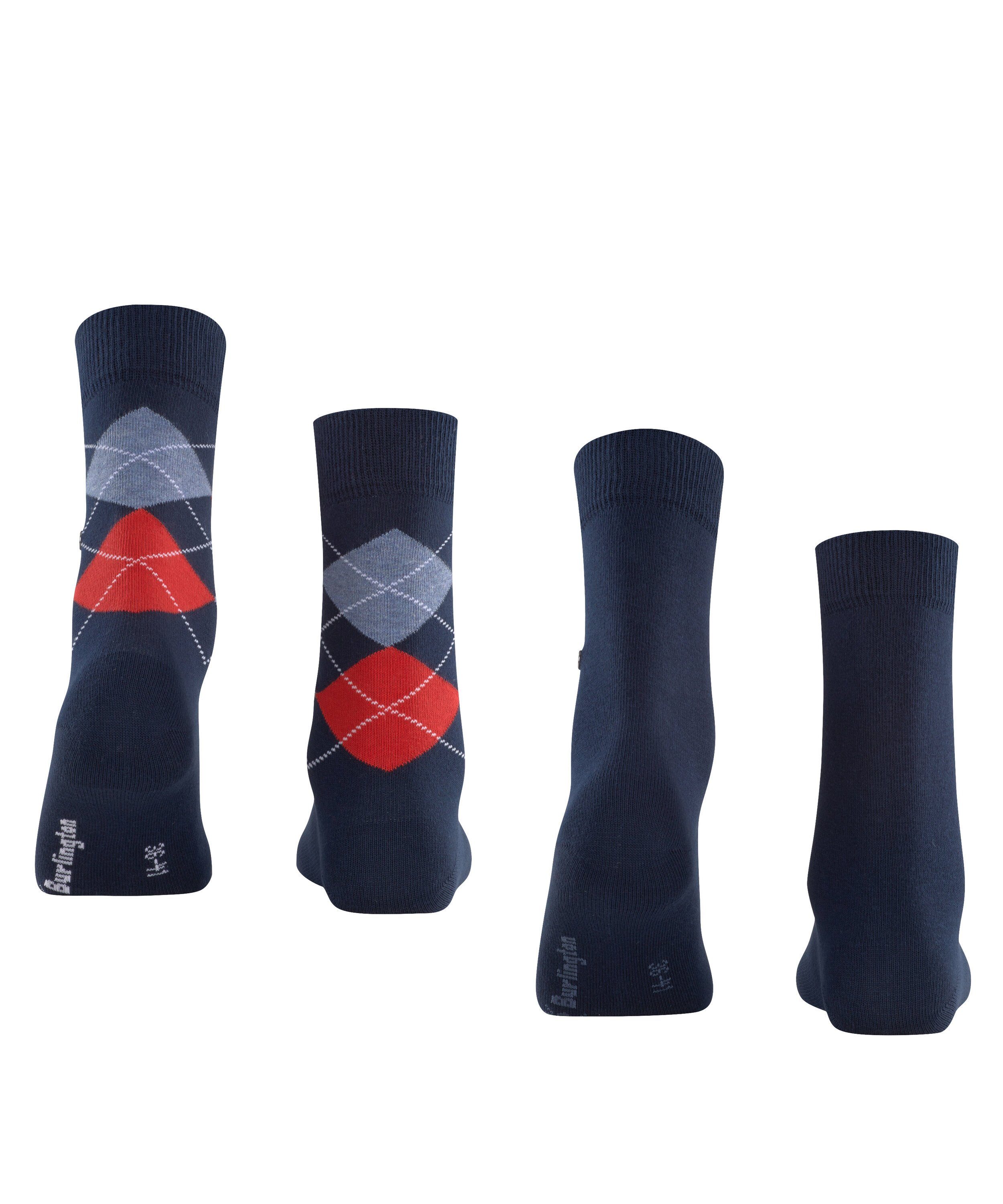 2-Pack (2-Paar) Mix (6120) Everyday Burlington marine Socken