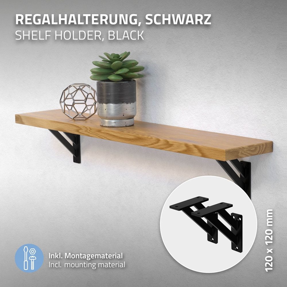 ML-DESIGN Wandregalhalter Regalhalterung aus Aluminium, Regalträger günstig online kaufen