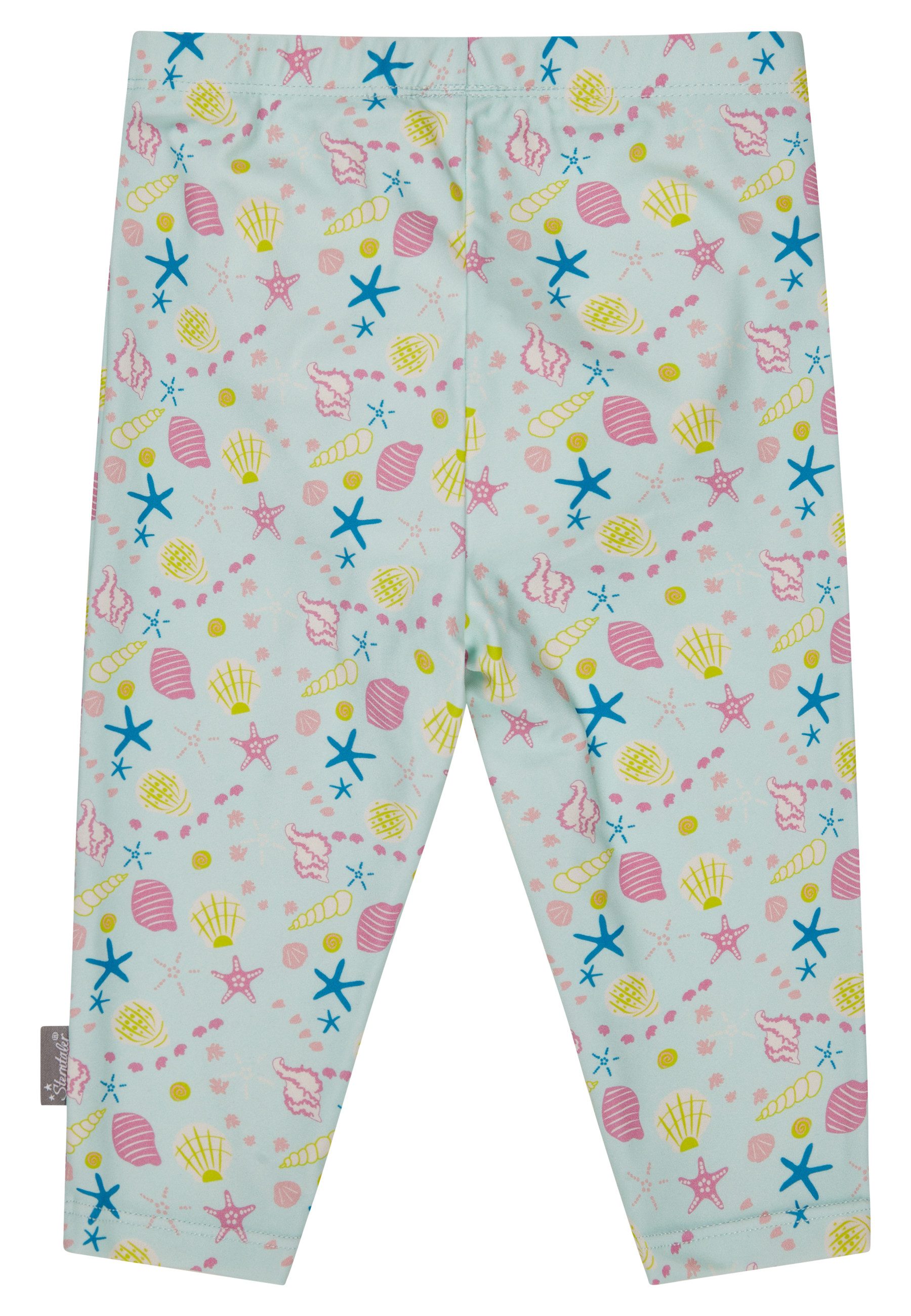 Sterntaler® Badehose UV-Schutz 50+ Bade-Leggings Muschel (1-St) Bade-Leggings lang mit Muschelmuster, Windeleinsatz bis 86/92
