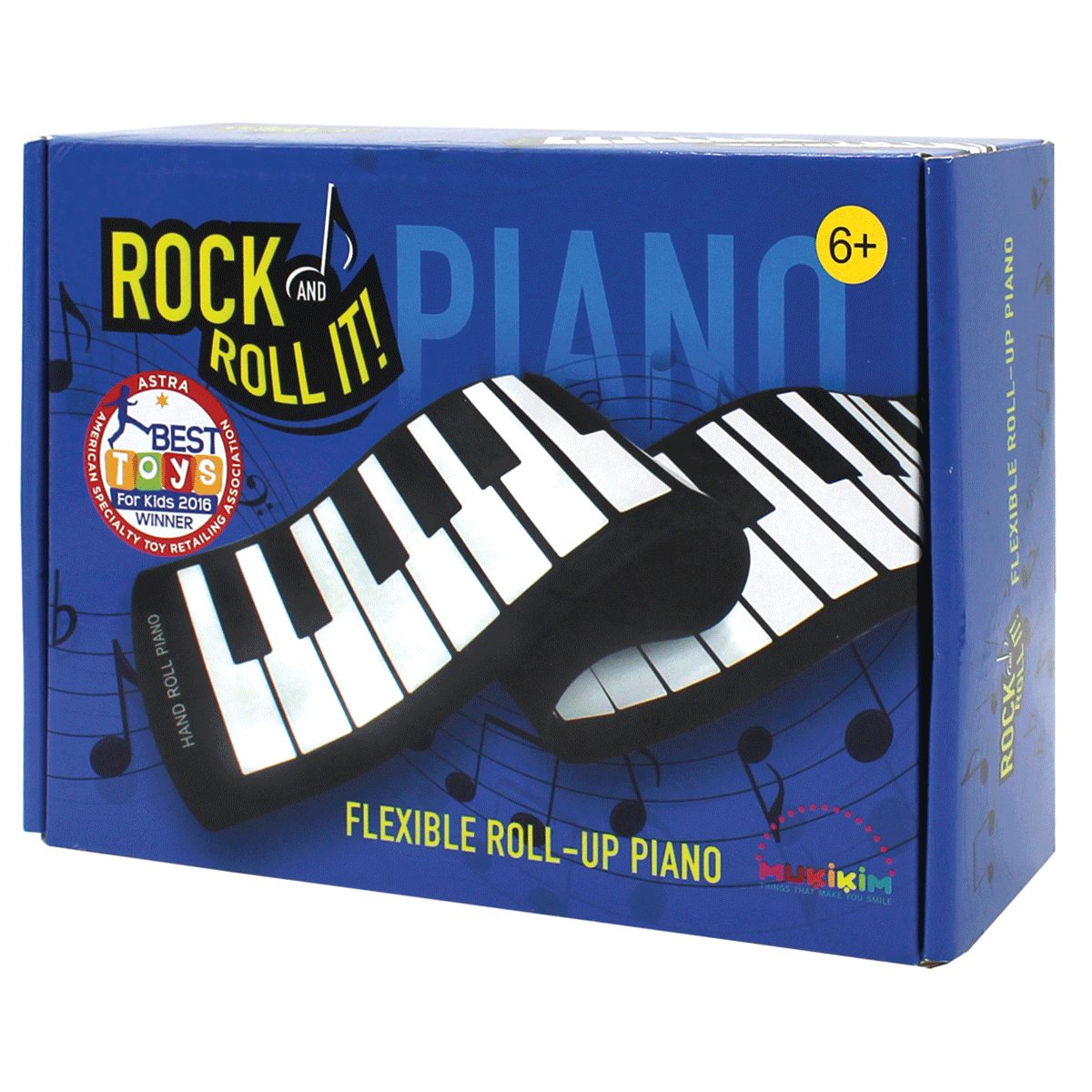 Metronom MUKIKIM Rock and Roll It Klavier Flexibel, komplett tragbar, 49 Sta