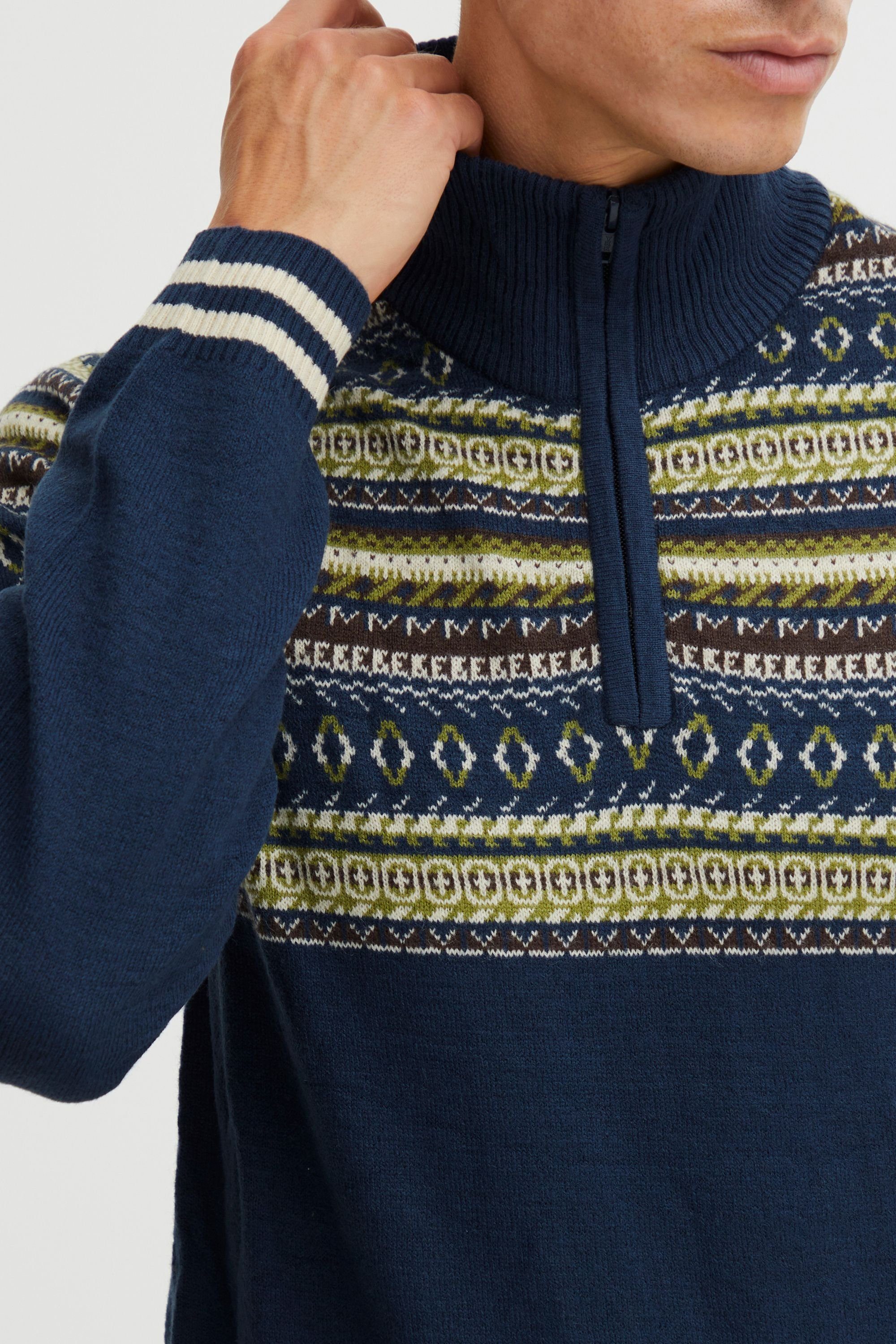 Blend Strickpullover BHGrote Stilvoller Feinstrick-Troyer