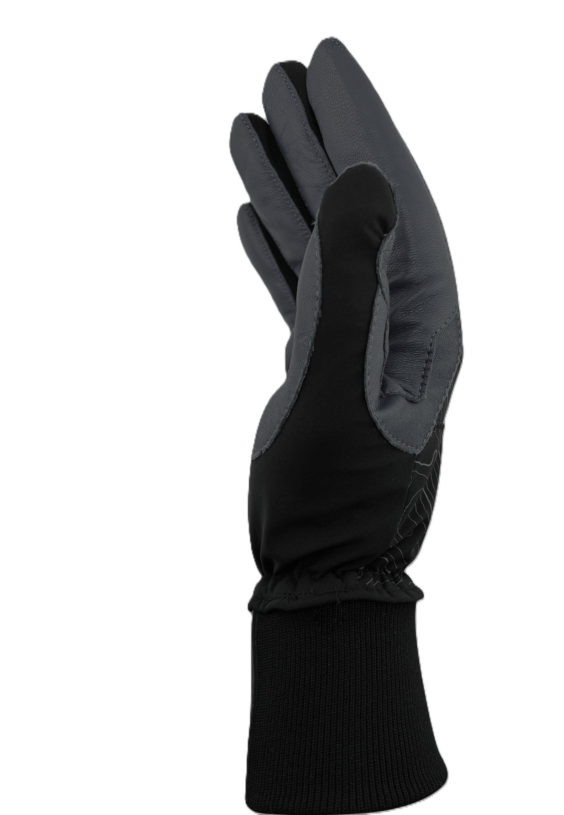 KESSLER Lederhandschuhe Modell Hafjell (Paar, 1-St., Handschuhe) waterproof eVent® BIO membrane, PRIMALOFT® Gold insulation