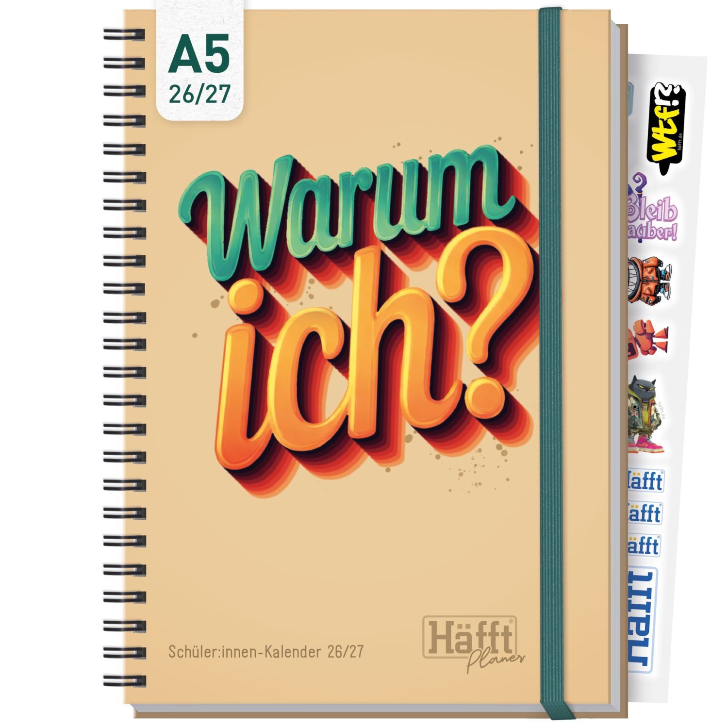 Häfft Schülerkalender PLANER Premium 2026/2027 / A5