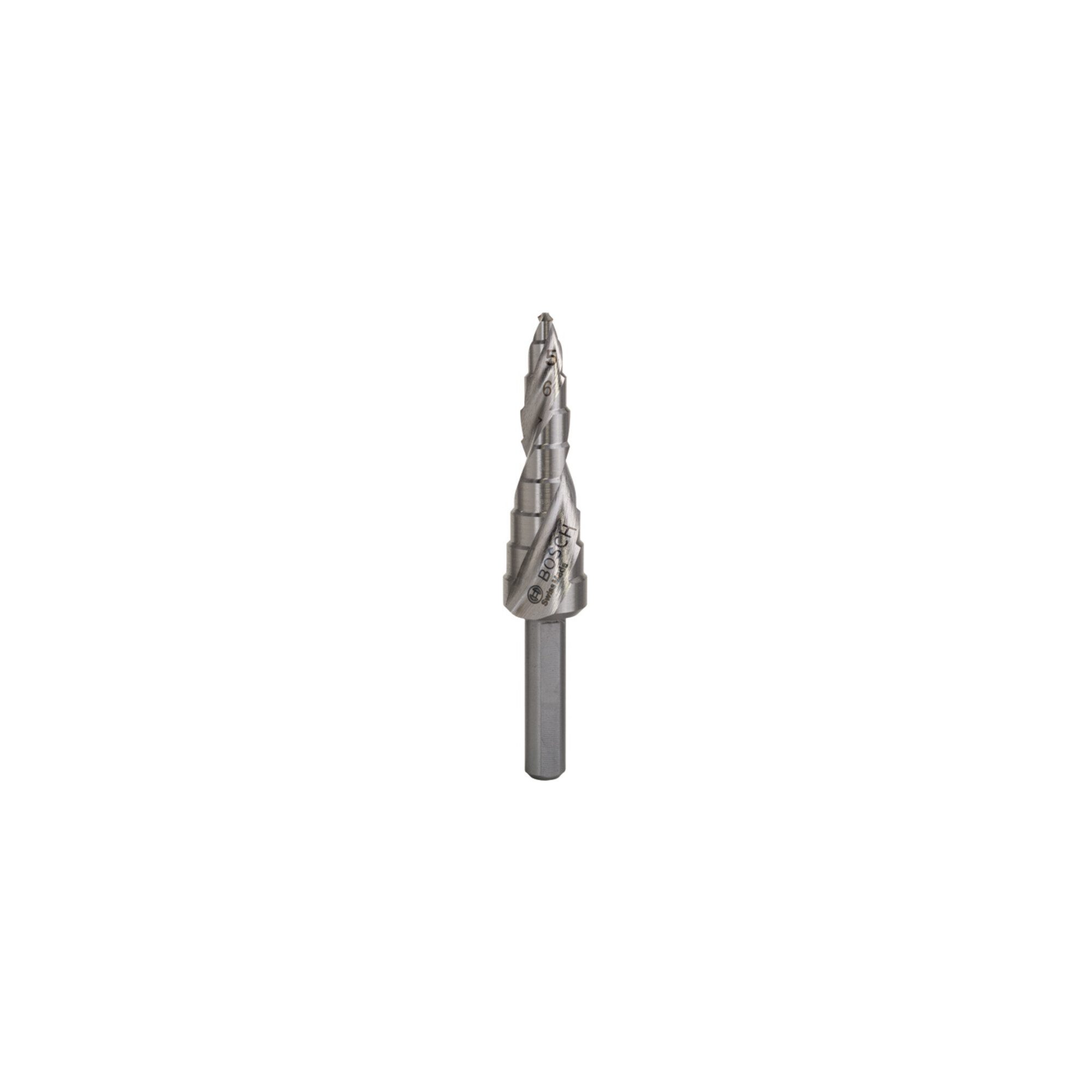 Bosch Professional Stufenbohrer Bosch Stufenbohrer HSS 4 - 12 mm 6 mm 66,5 mm 9 Stufen