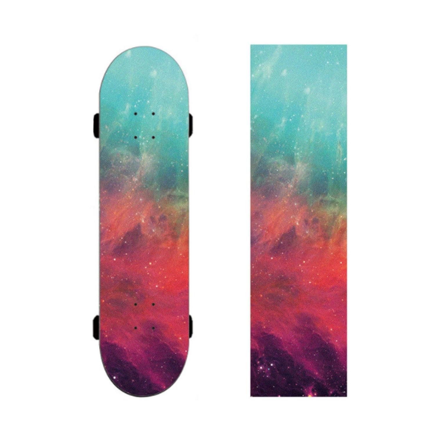 LuxusKollektion Longboard Skateboard Griptape 84x23cm Blasenfrei Rutschfest (1-St)