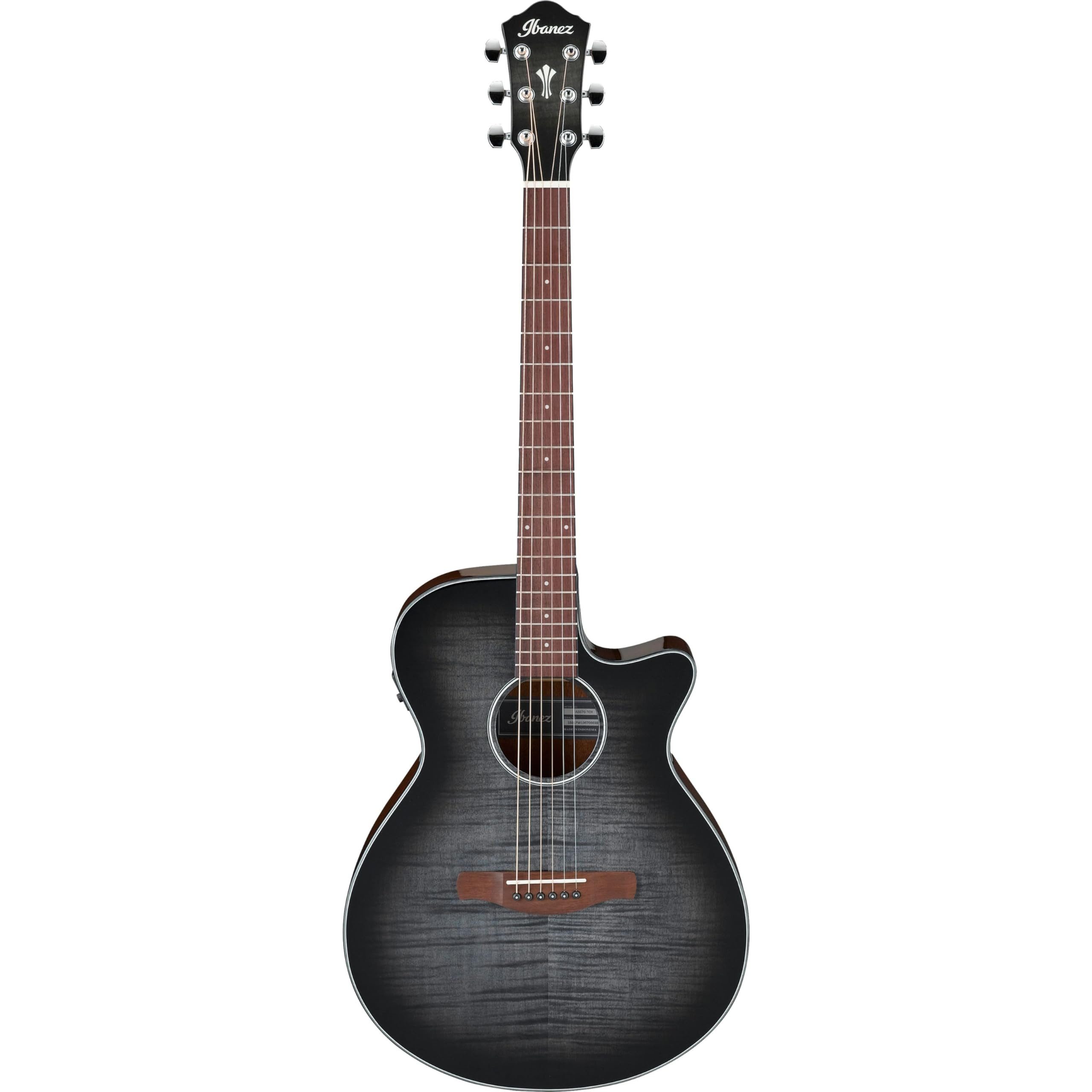 Ibanez Westerngitarre, Westerngitarren, 000/OM Gitarren, AEG70-TCH Transparent Charcoal Burst - Westerngitarre