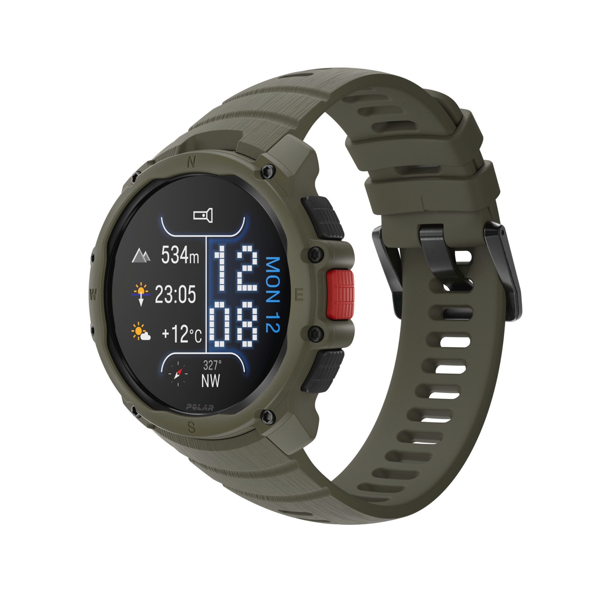 Polar Street X Smartwatch (3,25 cm/1,28 Zoll)