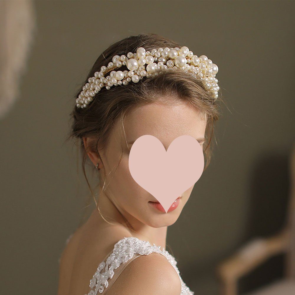 LAKKEC Diadem Haarschmuck Haarkämme Hochzeitskrone Haarspangen Brauthaarschmuck