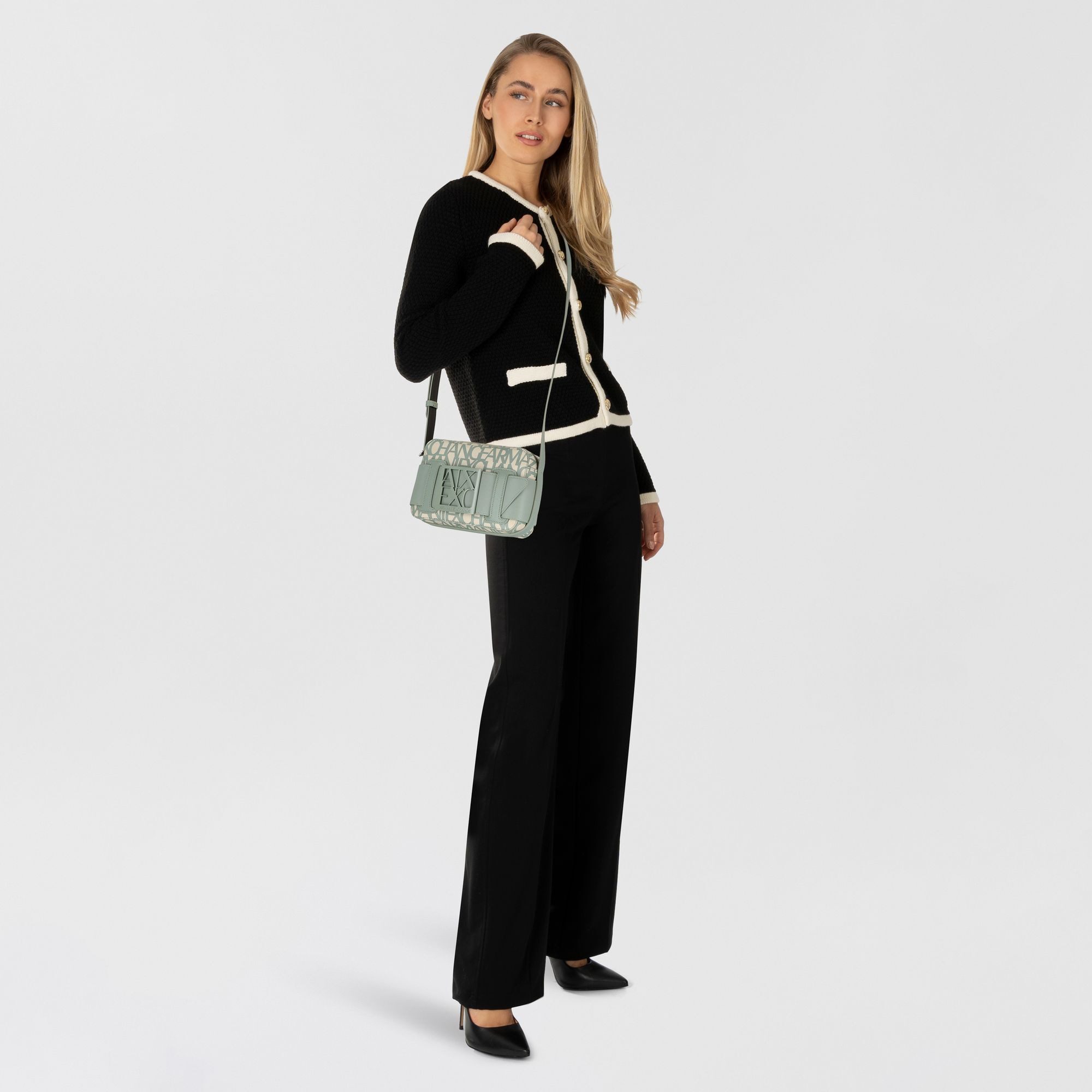ARMANI EXCHANGE Umhängetasche, Baumwolle günstig online kaufen