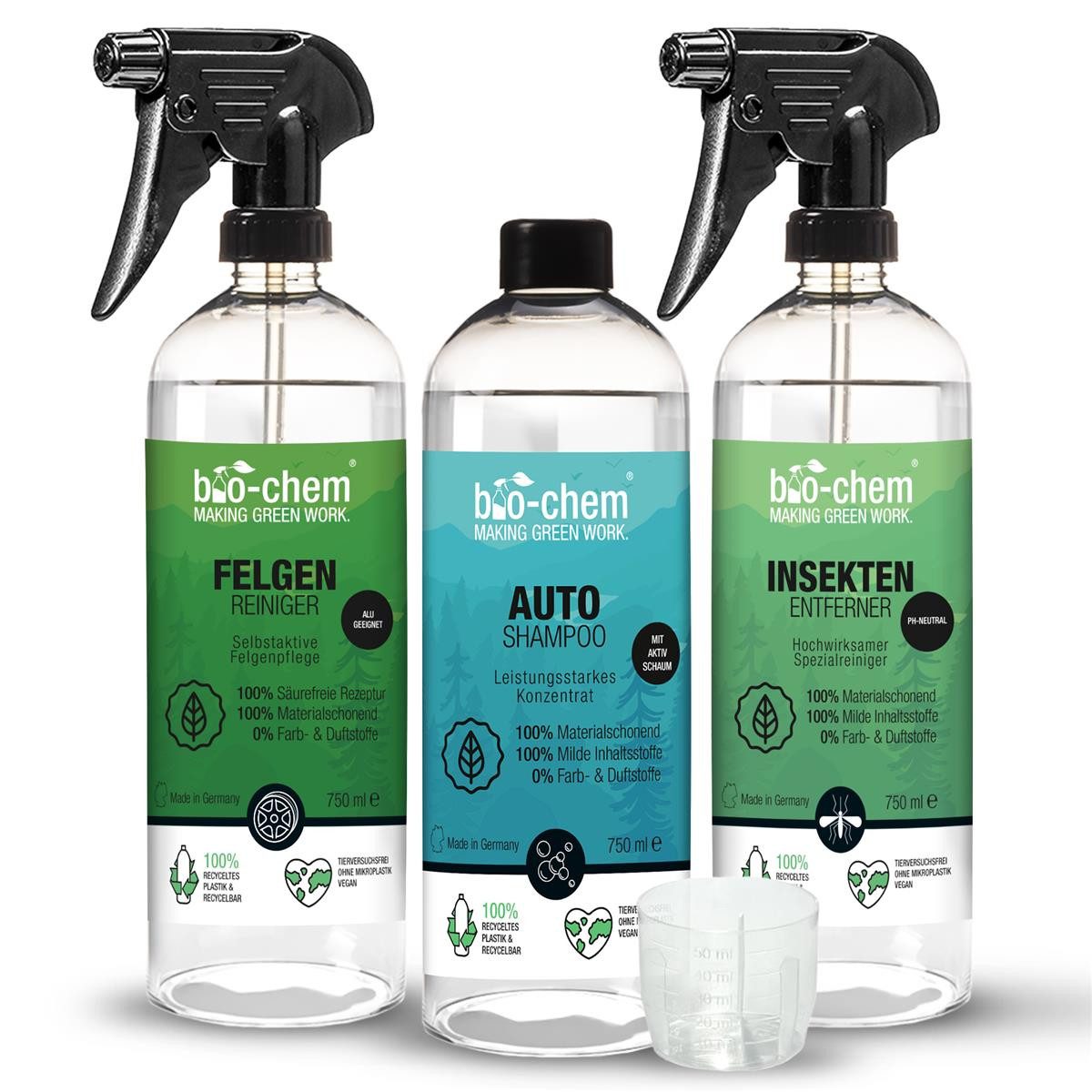 Auto Reinigungsset Basic 3-teilig – Effektiv & lackschonend Auto-Reinigungsmittel