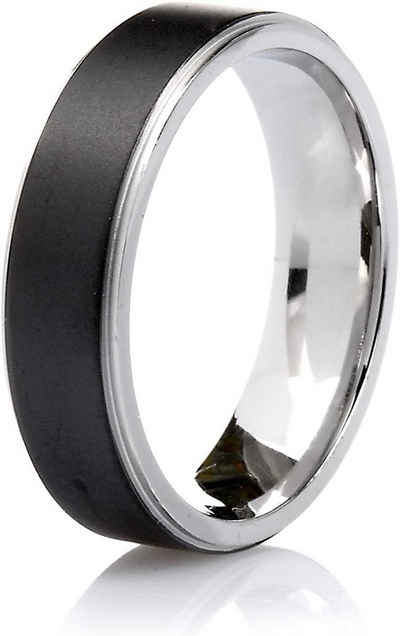 Karisma Fingerring Karisma Edelstah Ring Schwarze Beschichtung Matt JZ3751 Männerschmuck - 70 (22.3)