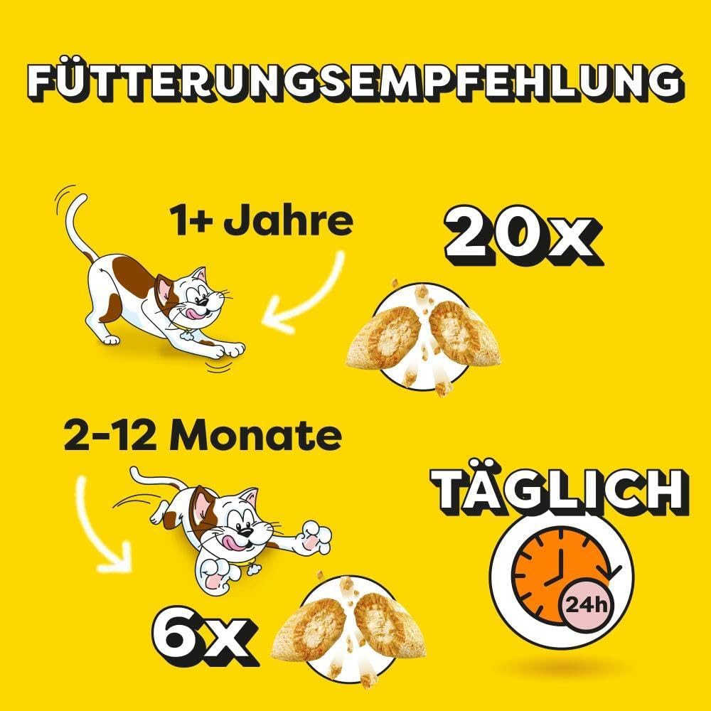 Dreamies DREAMIES™ Käse 4 x 180g, Snack für: Katze