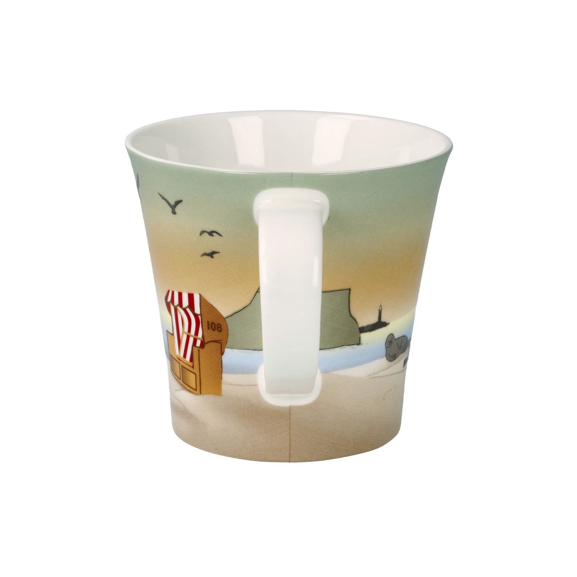 Goebel Tasse Sunset Mood 10x9.5x13 cm, Porzellan, Spülmaschinengeeignet; Mikrowellengeeignet