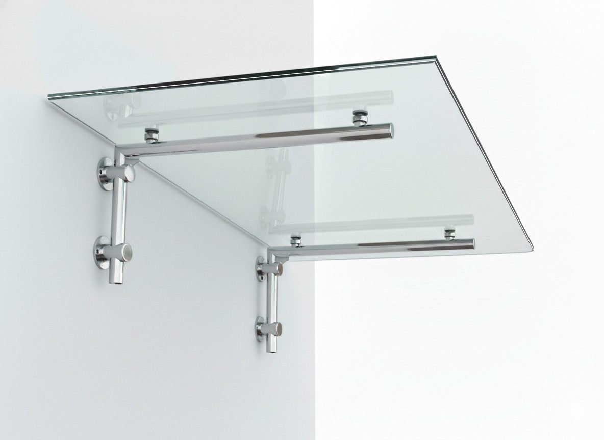 Glaszentrum Hagen Vordach Glaszentrum Hagen 200x90 cm Glasvordach Klar V2A-L