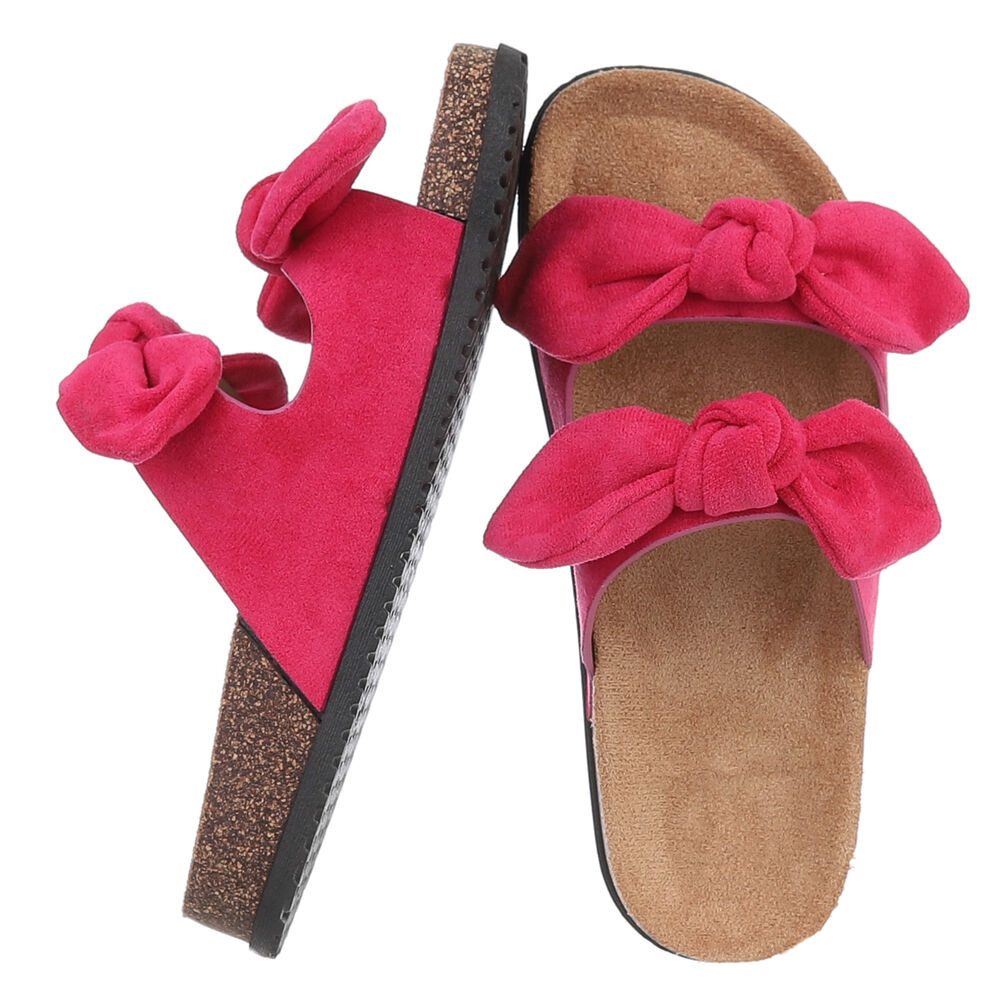 Ital-Design Bequeme Damen-Sandalen mit Bändern für den Sommer Pantolette (8 günstig online kaufen