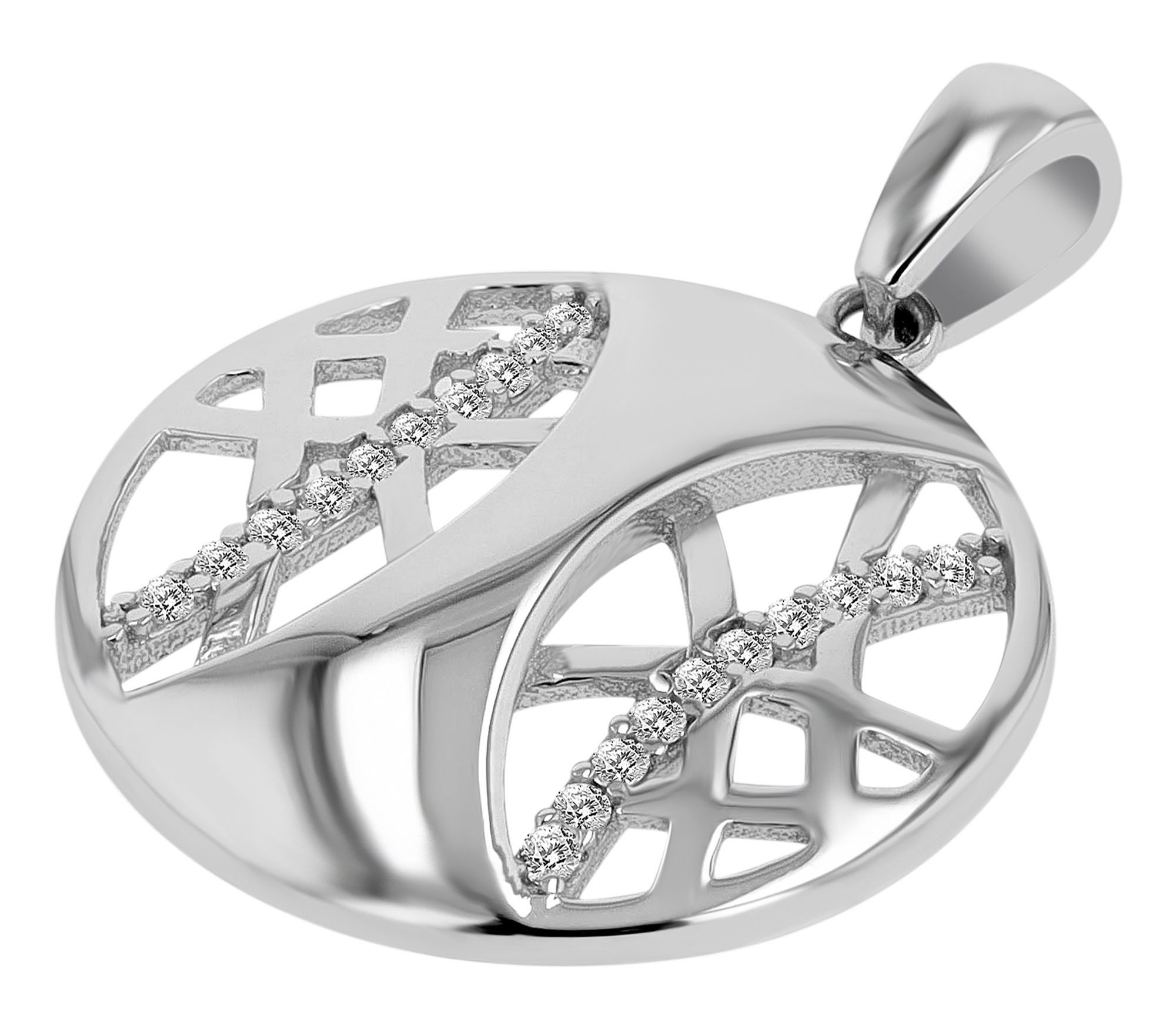 Kettenanhänger Anhänger aus 925 Silber mit Zirkonia