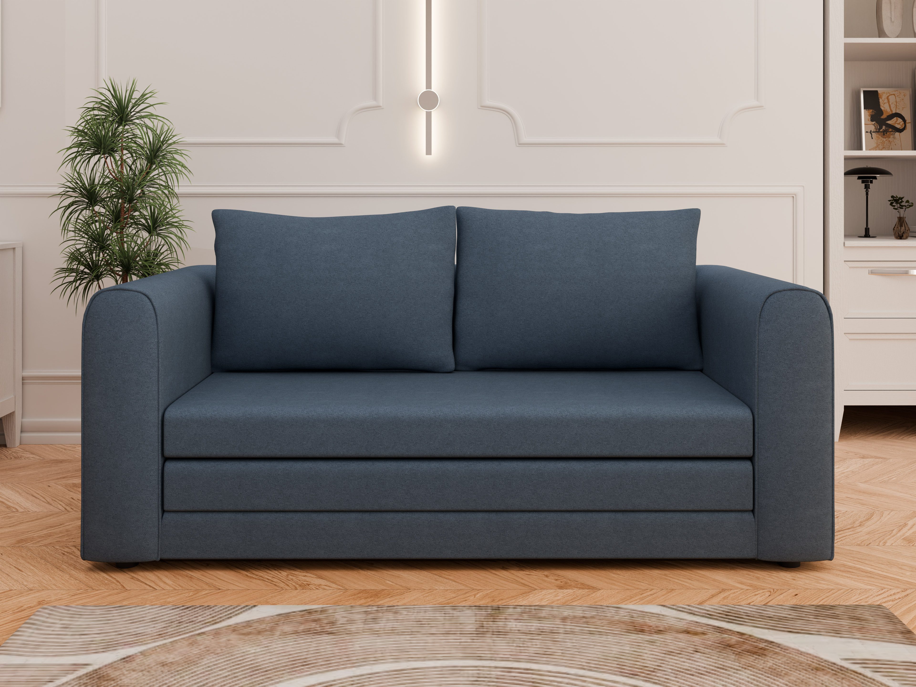 PANDA MÖBEL GmbH Schlafsofa Arelis – Moderne 2-Sitzer Sofa mit Bettfunktion günstig online kaufen